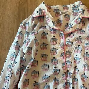 Champagne Ski Lift Pajama Dress from Toss Designs